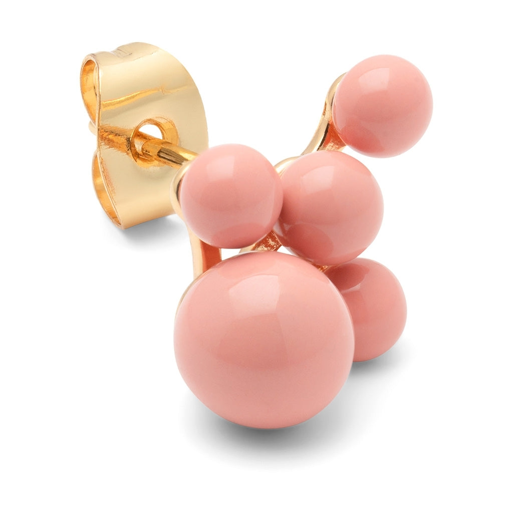 LULU Copenhagen Bouquet Cloud ørering 1 stk Ear stud, 1 pcs Burnt Coral
