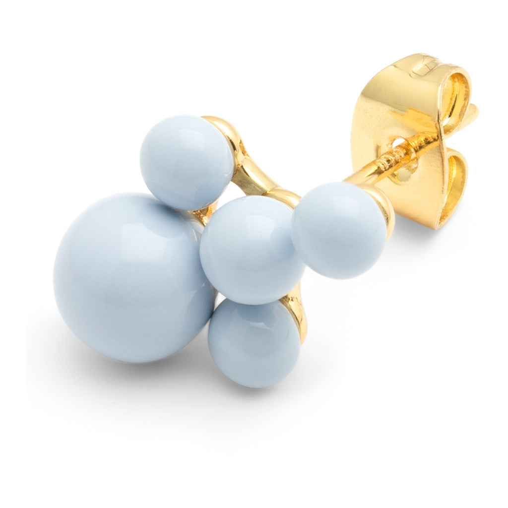 LULU Copenhagen Bouquet Cloud ørering 1 stk Ear stud, 1 pcs Skyride Blue
