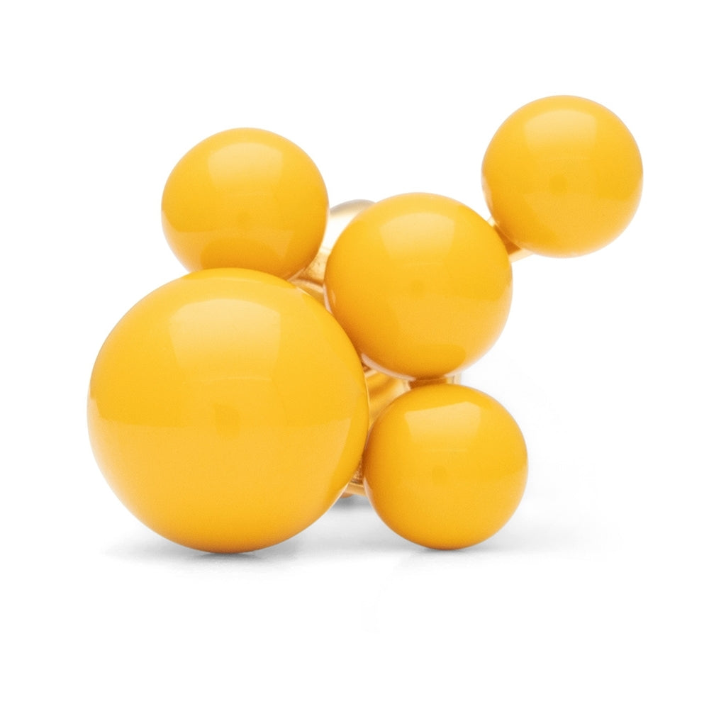 LULU Copenhagen Bouquet Cloud ørering 1 stk Ear stud, 1 pcs Sunflower