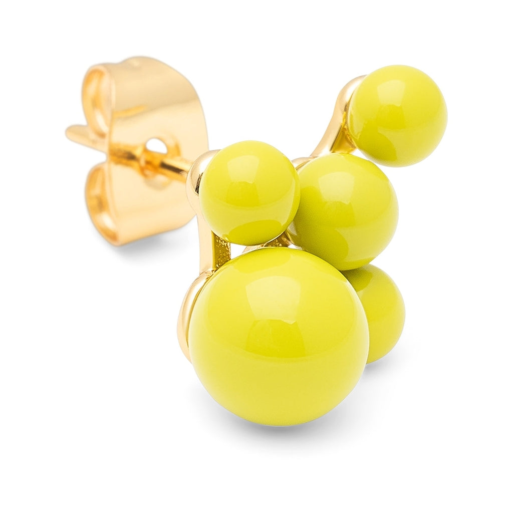 LULU Copenhagen Bouquet Cloud ørering 1 stk Ear stud, 1 pcs Wild Lime