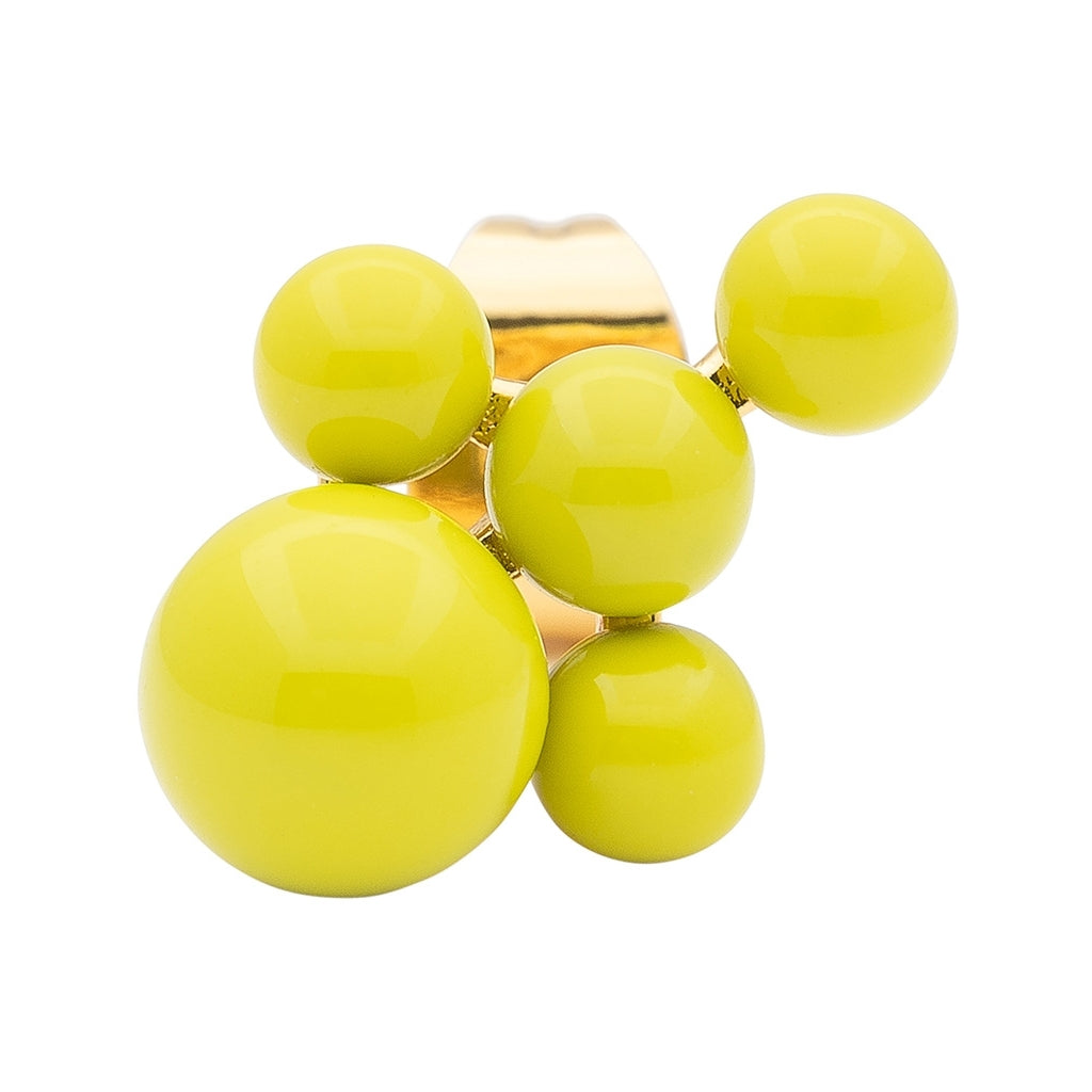 LULU Copenhagen Bouquet Cloud ørering 1 stk Ear stud, 1 pcs Wild Lime