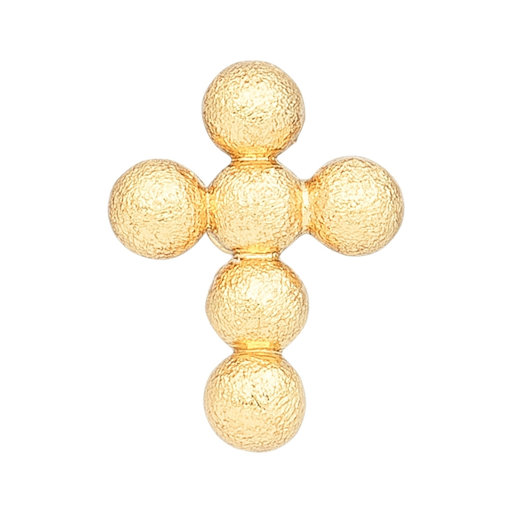 LULU Copenhagen Bouquet Cross 1 stk Ear stud, 1 pcs Forgyldt