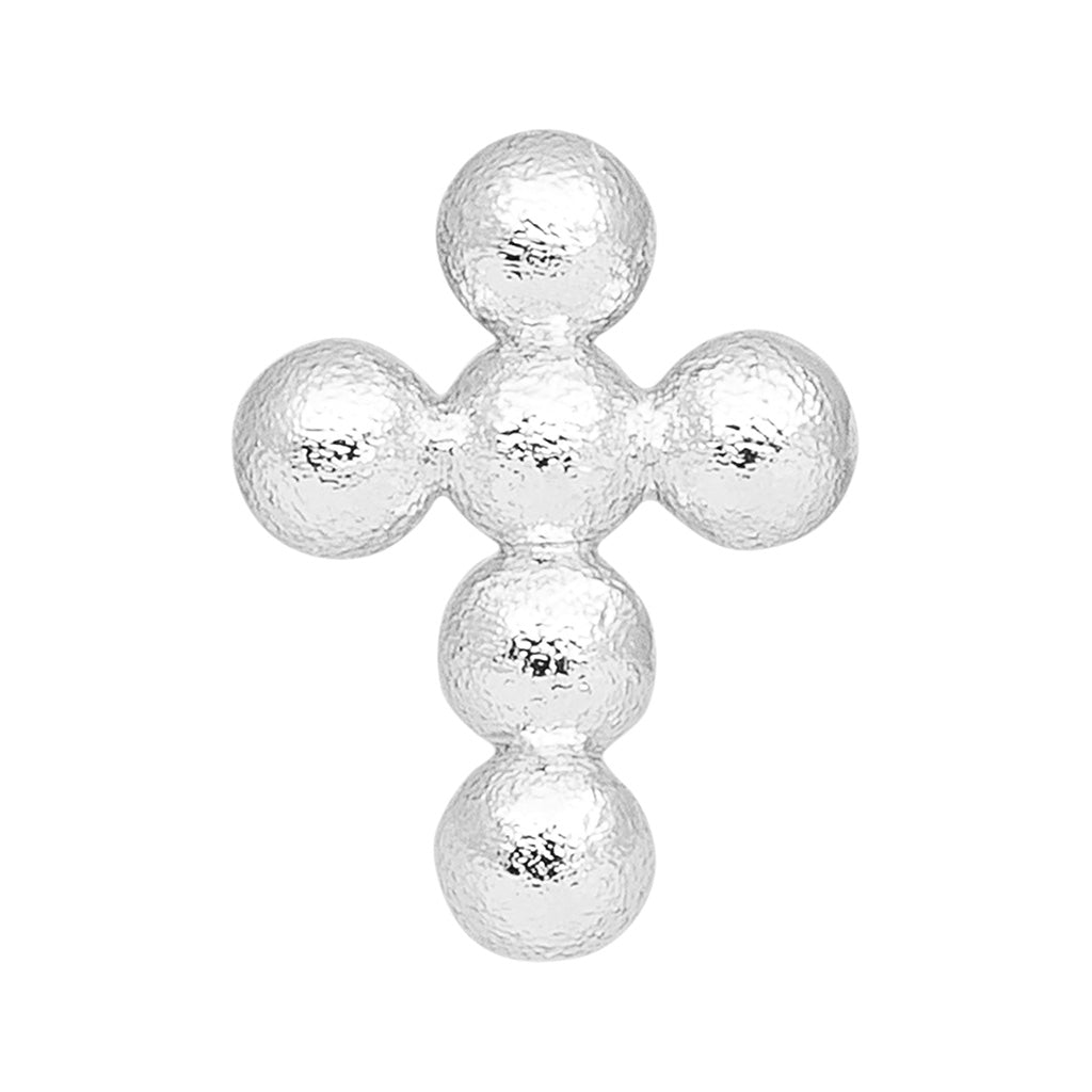 LULU Copenhagen Bouquet Cross 1 stk Ear stud, 1 pcs Silver Plated