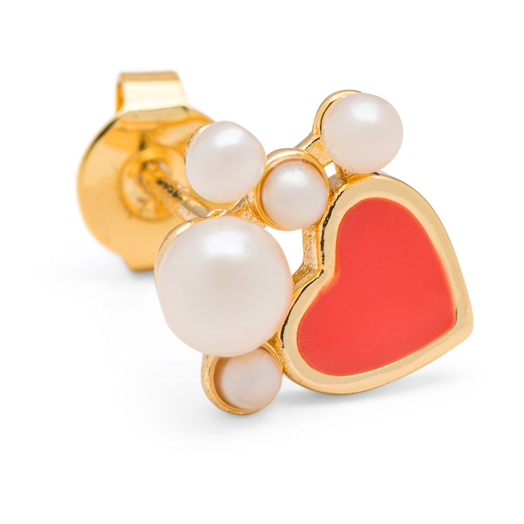 LULU Copenhagen Bouquet Dream ørering 1 stk Ear stud, 1 pcs Forgyldt