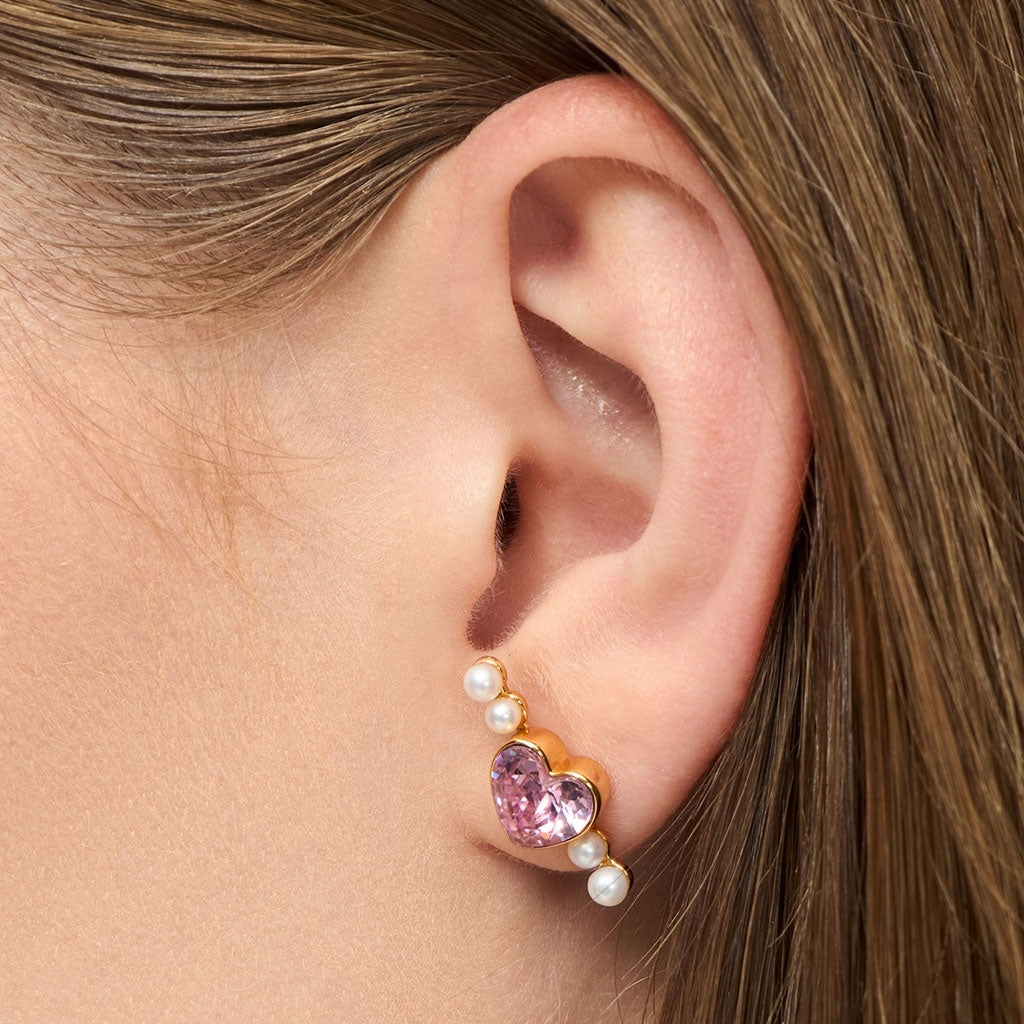 LULU Copenhagen Bouquet Love ørering 1 stk Ear stud, 1 pcs Vintage Rose