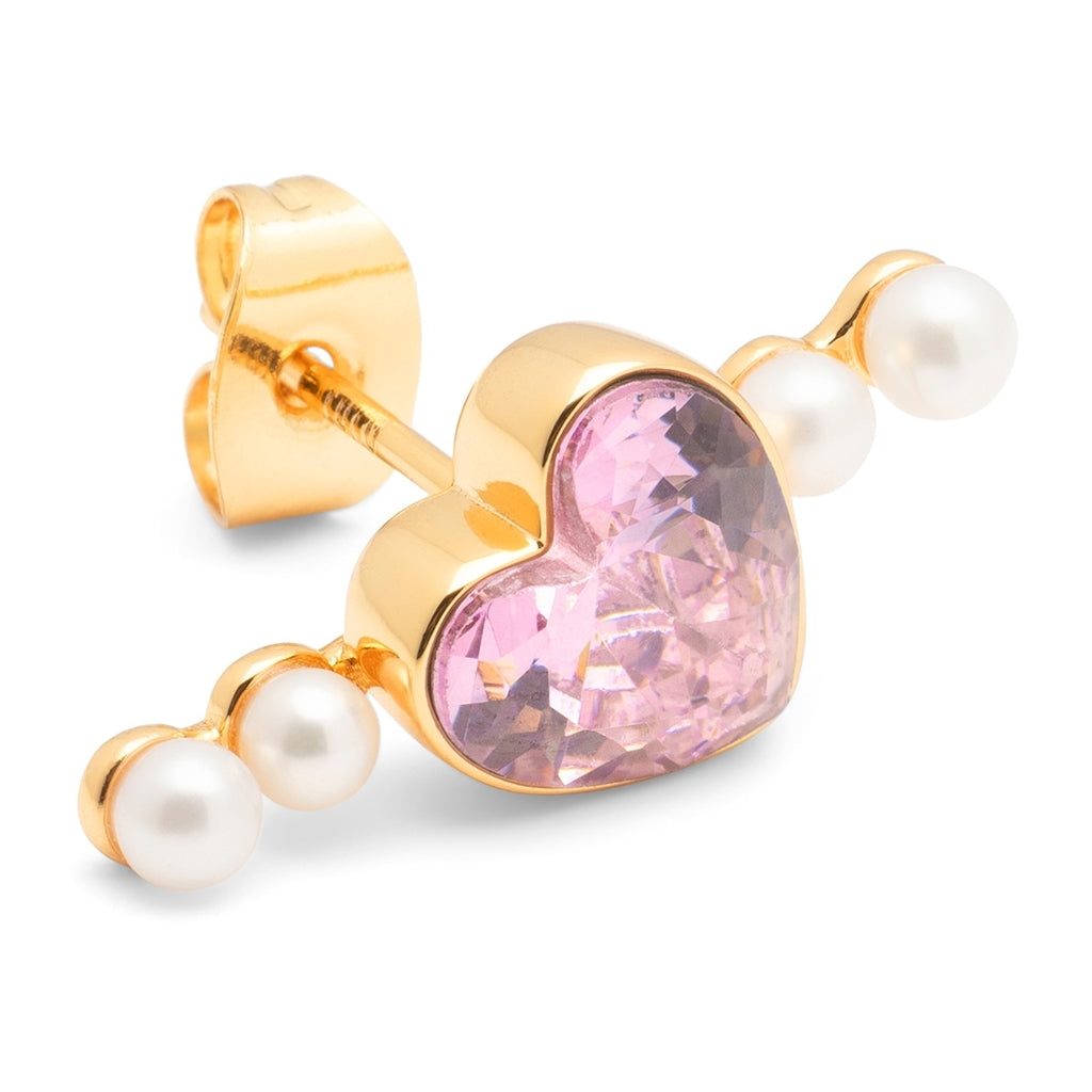 LULU Copenhagen Bouquet Love ørering 1 stk Ear stud, 1 pcs Vintage Rose