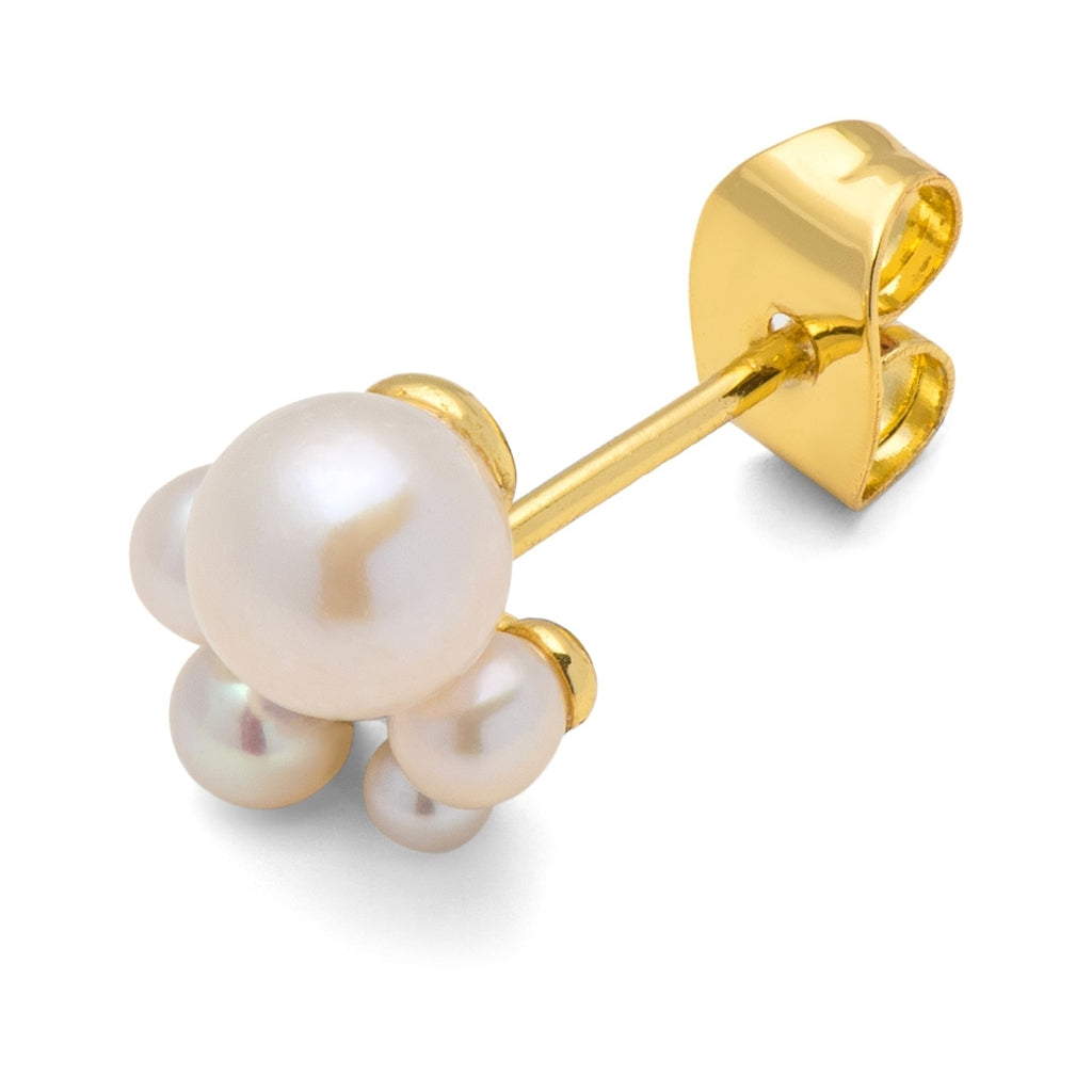 LULU Copenhagen Bouquet Pearls ørering 1 stk Ear stud, 1 pcs Lavendel