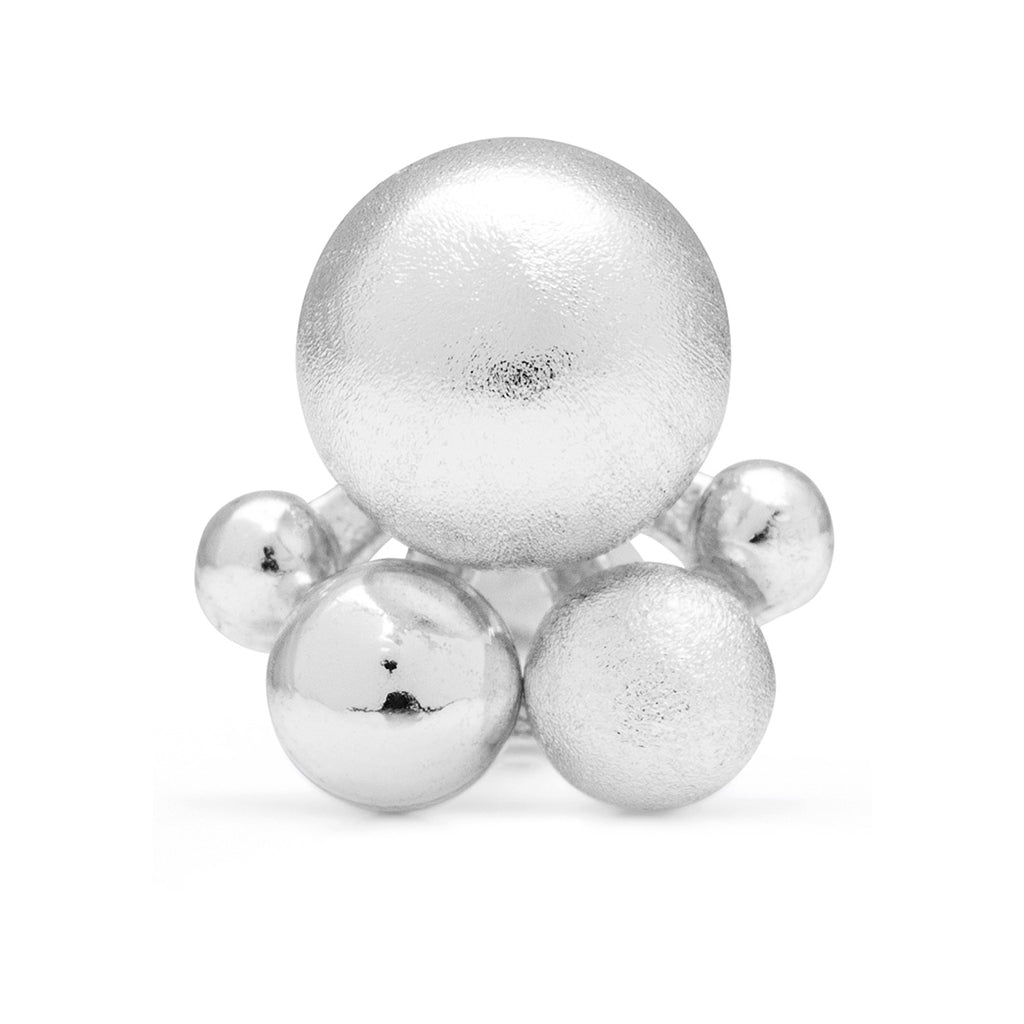 LULU Copenhagen Bouquet Silver ørering 1 stk Ear stud, 1 pcs Silver Plated