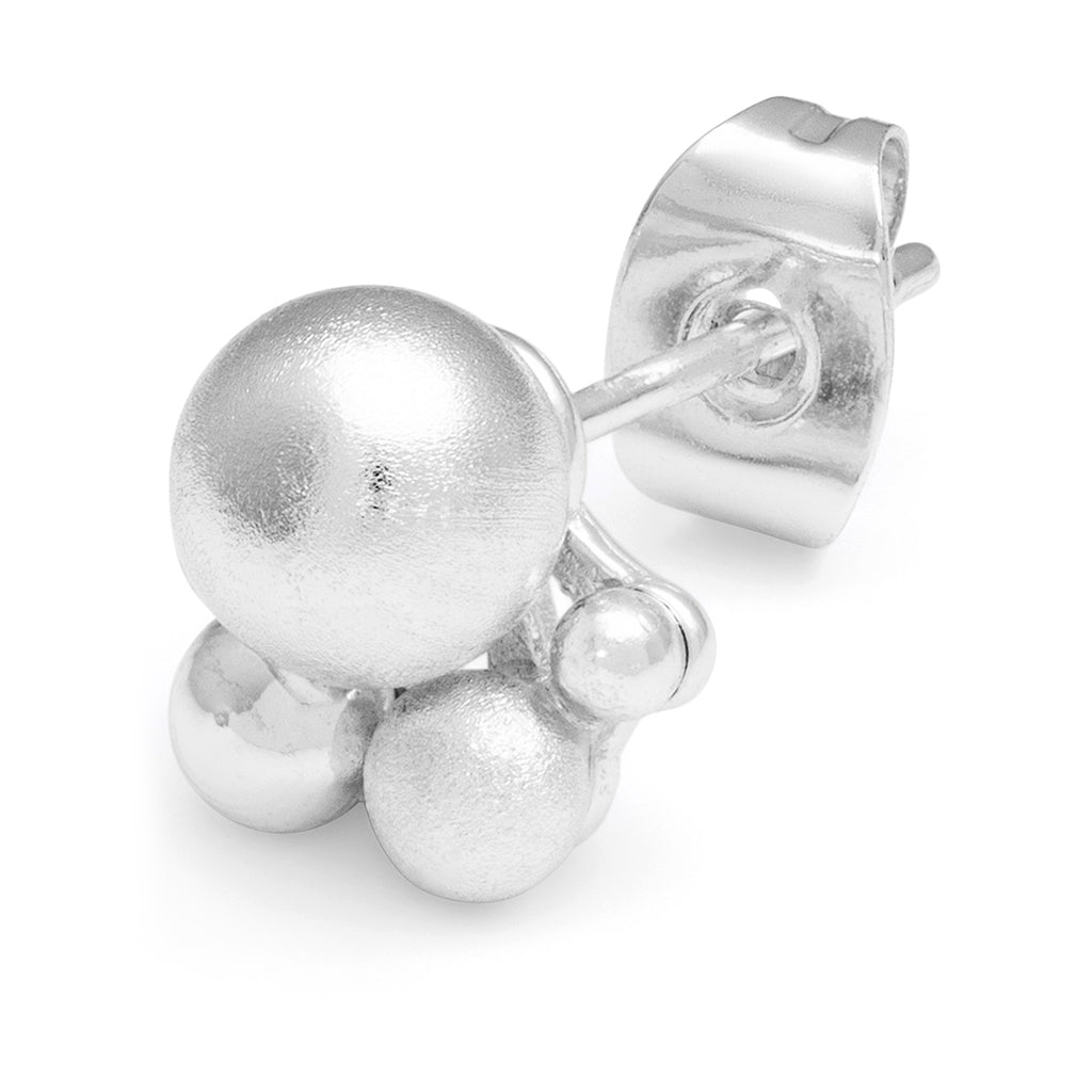 LULU Copenhagen Bouquet Silver ørering 1 stk Ear stud, 1 pcs Silver Plated