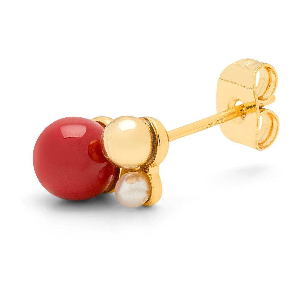 LULU Copenhagen Bouquet The Classic ørering 1 stk Ear stud, 1 pcs Forgyldt