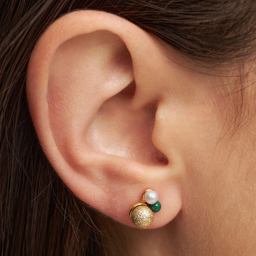 LULU Copenhagen Bouquet The Favorite ørering 1 stk Ear stud, 1 pcs Forgyldt