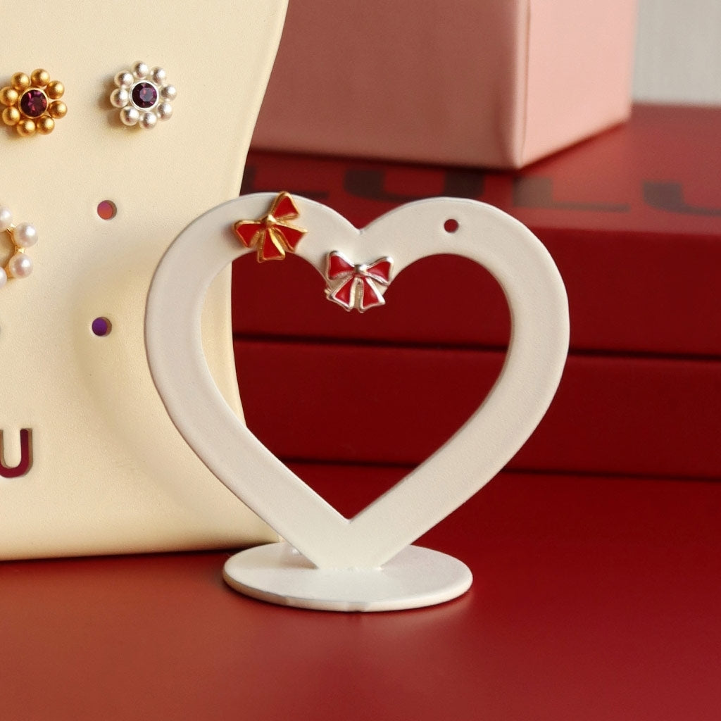 LULU Copenhagen Bow ørering 1 stk Ear stud, 1 pcs Silver Plated