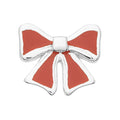 Bow ørering 1 stk - Silver Plated