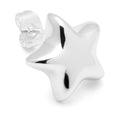 Bubble Star ørering 1 stk - sølv belagt - Silver Plated