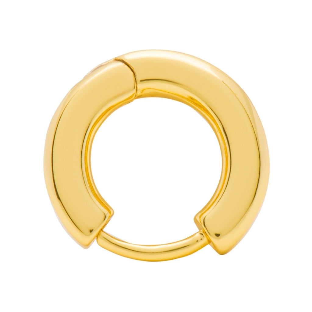 LULU Copenhagen Buckle Hoops Large Par Hoops Forgyldt