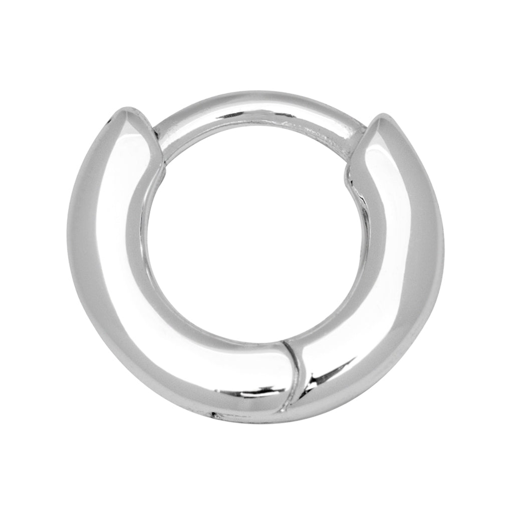 LULU Copenhagen Buckle Hoops Small par Hoops Silver Plated