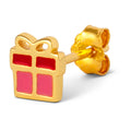 Christmas Gift ørering 1 stk - Forgyldt