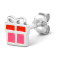 Christmas Gift ørering 1 stk - Silver Plated