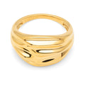 Chunky Silk Ring - guld belagt