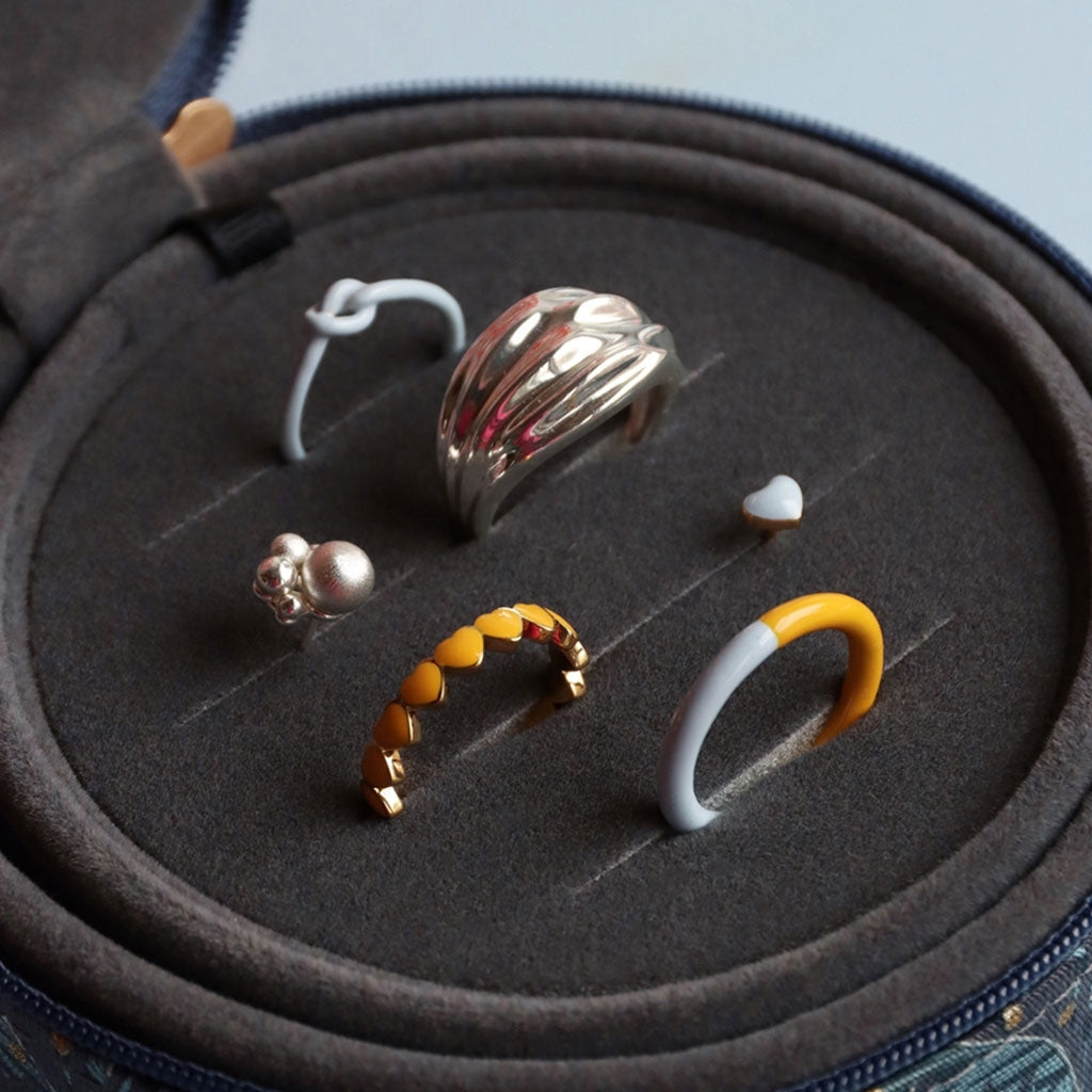 LULU Copenhagen Chunky Silk Ring - sølv Rings Sølv