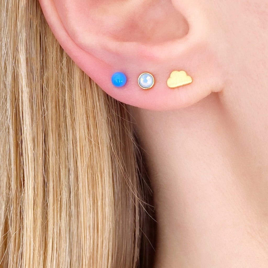 LULU Copenhagen Cloud ørering 1 stk Ear stud, 1 pcs