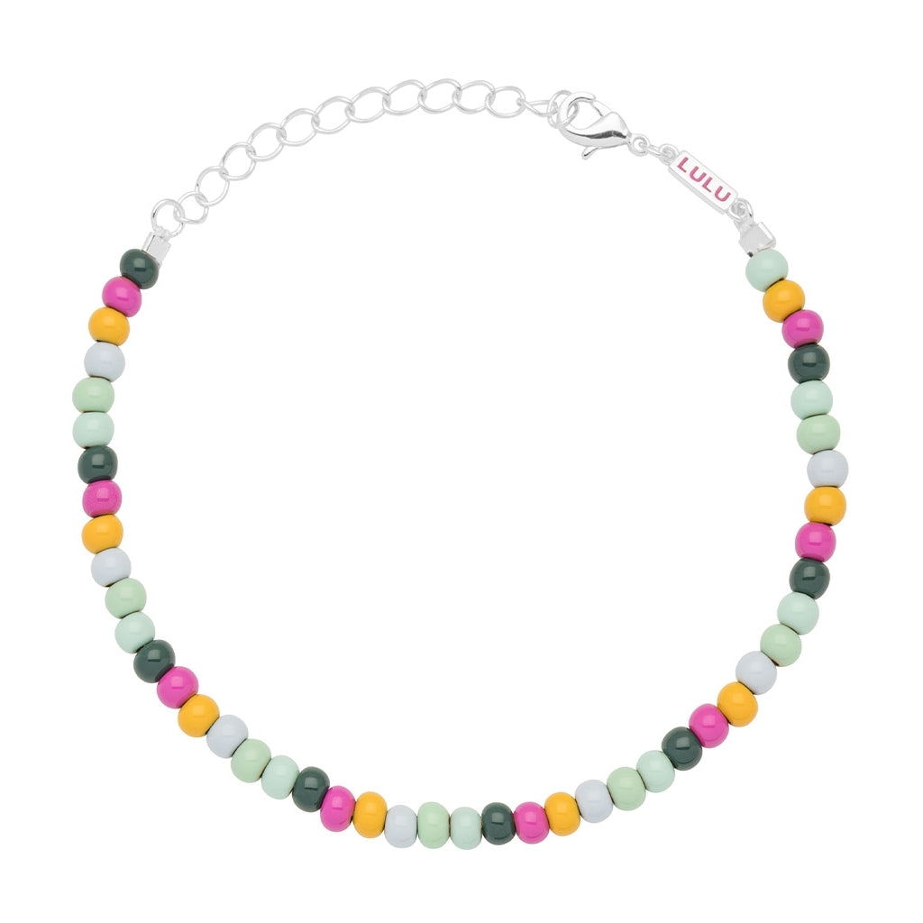 LULU Copenhagen Color Ball Armbånd forsølvet Bracelets Beach