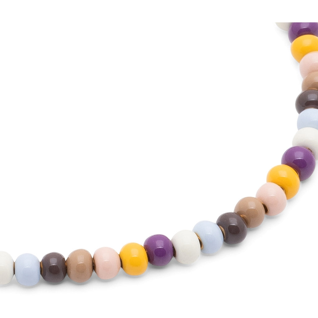 LULU Copenhagen Color Ball Armbånd forsølvet Bracelets Golden Harvest