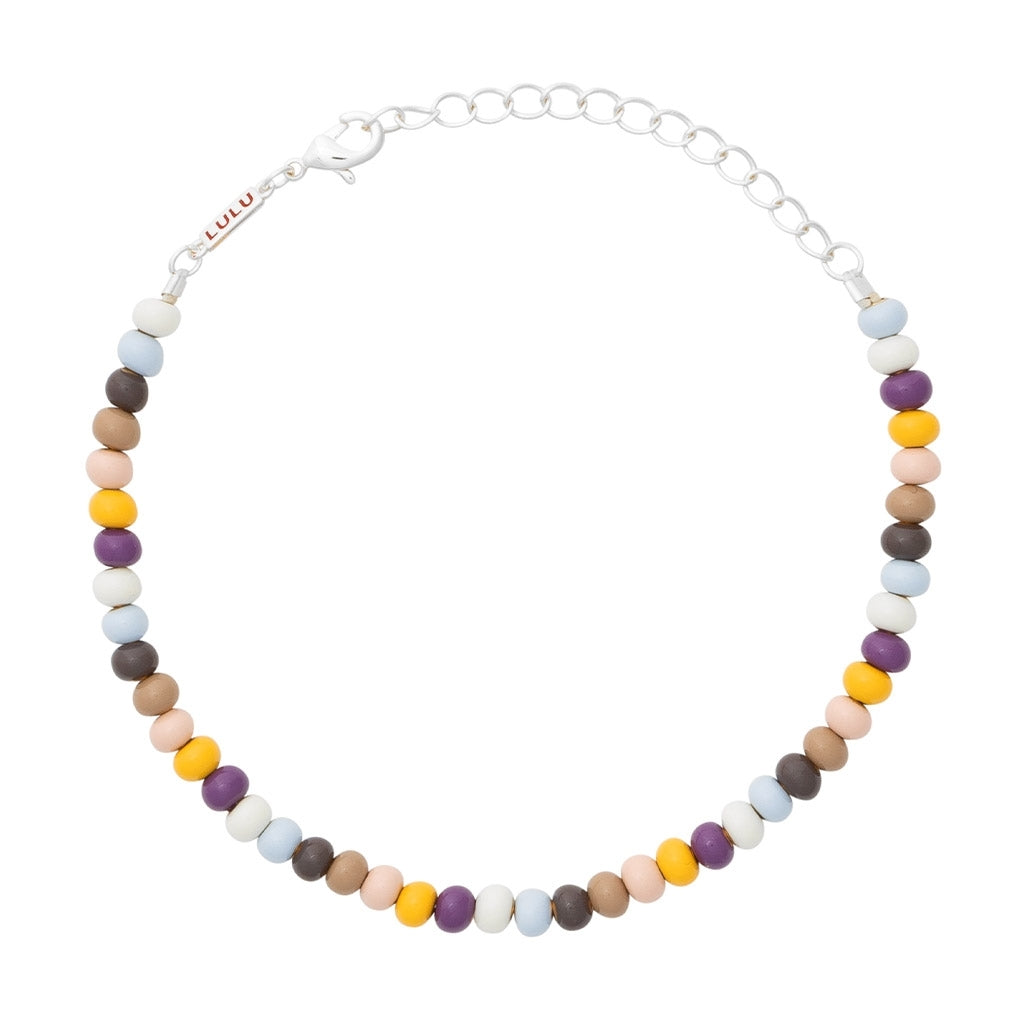 LULU Copenhagen Color Ball Armbånd forsølvet Bracelets Golden Harvest