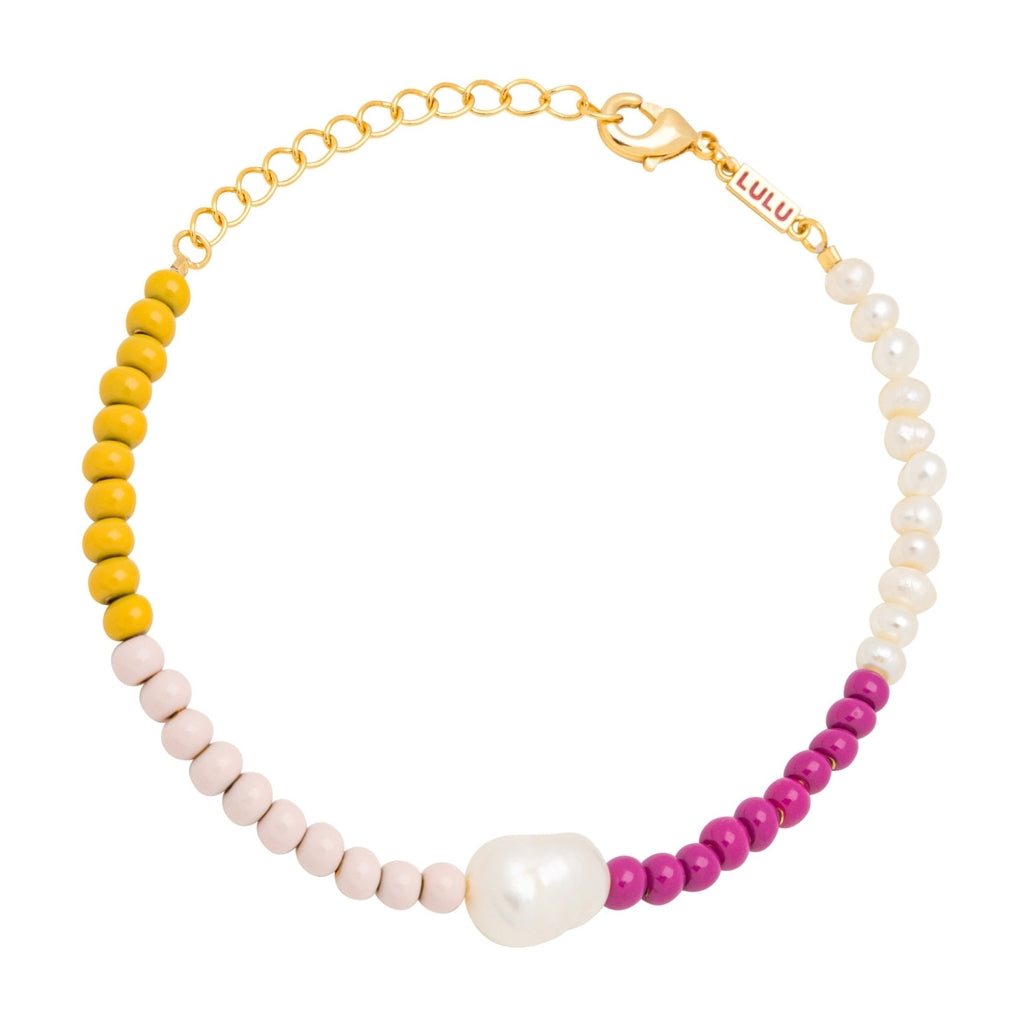 LULU Copenhagen Color Ball Bracelet Pearls forgyldt Bracelets Forgyldt