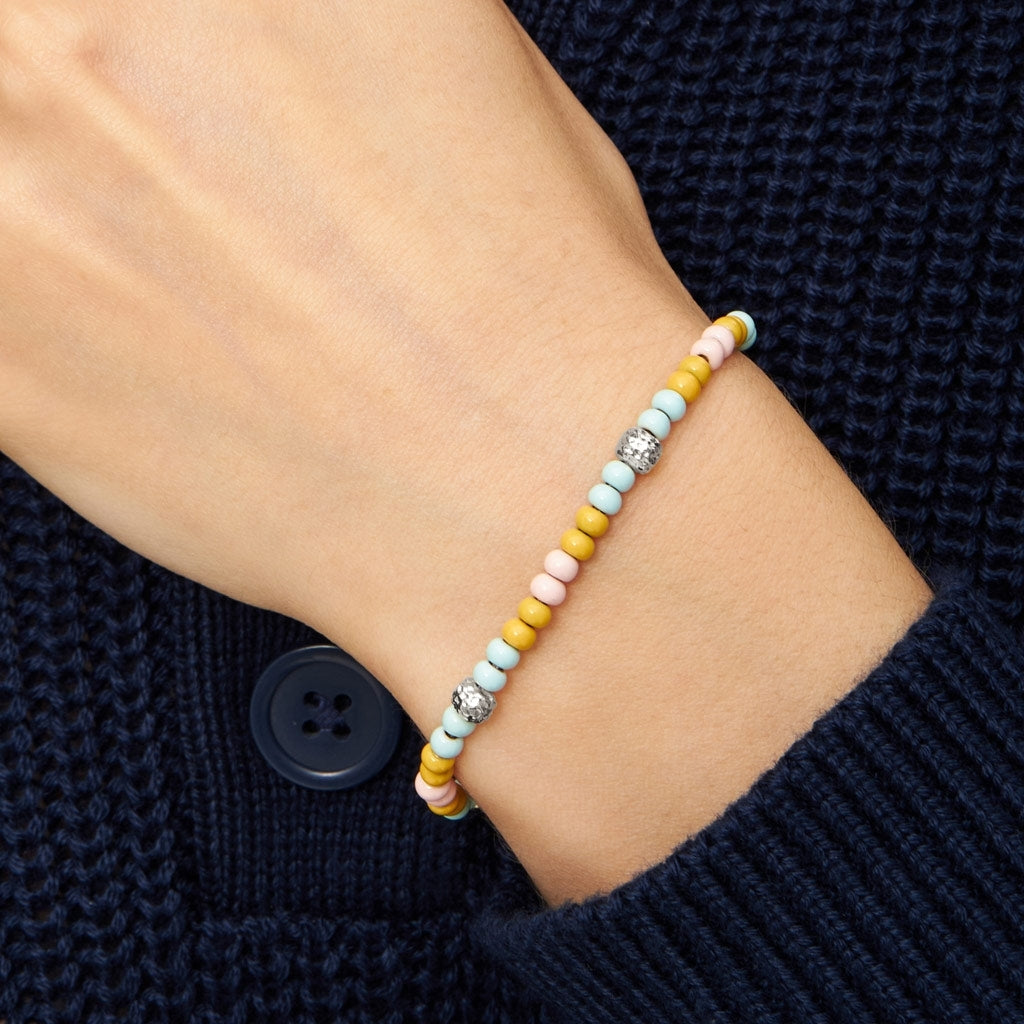 LULU Copenhagen Color Ball Bracelet Summer forsølvet Bracelets Silver Plated