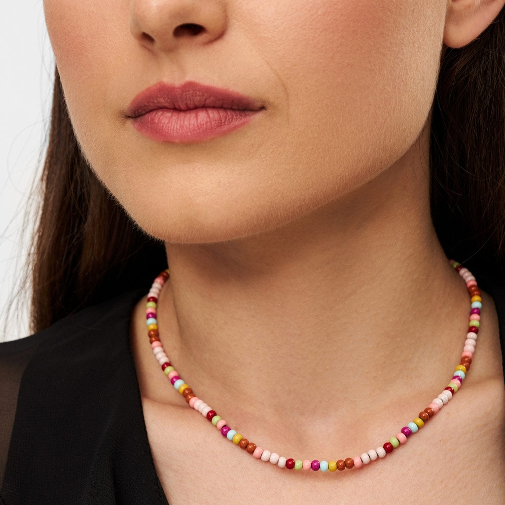 LULU Copenhagen Color Ball Halskæde kort Necklaces Mix