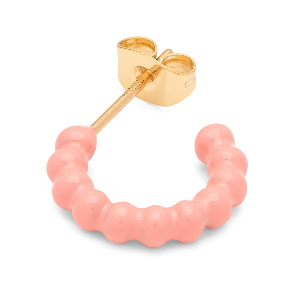 LULU Copenhagen Color Ball Hoops - Lille Par Hoops Burnt Coral