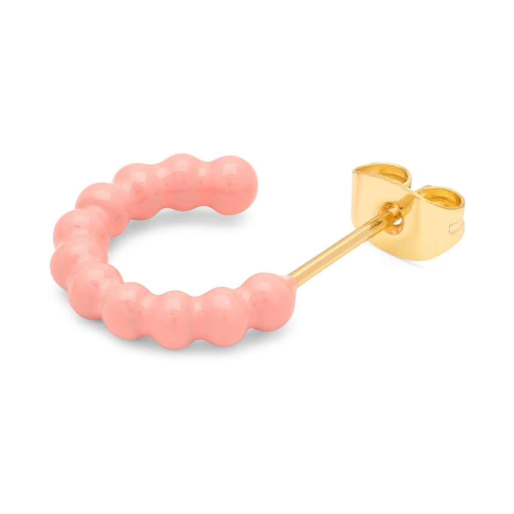 LULU Copenhagen Color Ball Hoops - Lille Par Hoops Burnt Coral