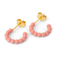 Color Ball Hoops - Lille Par - Burnt Coral