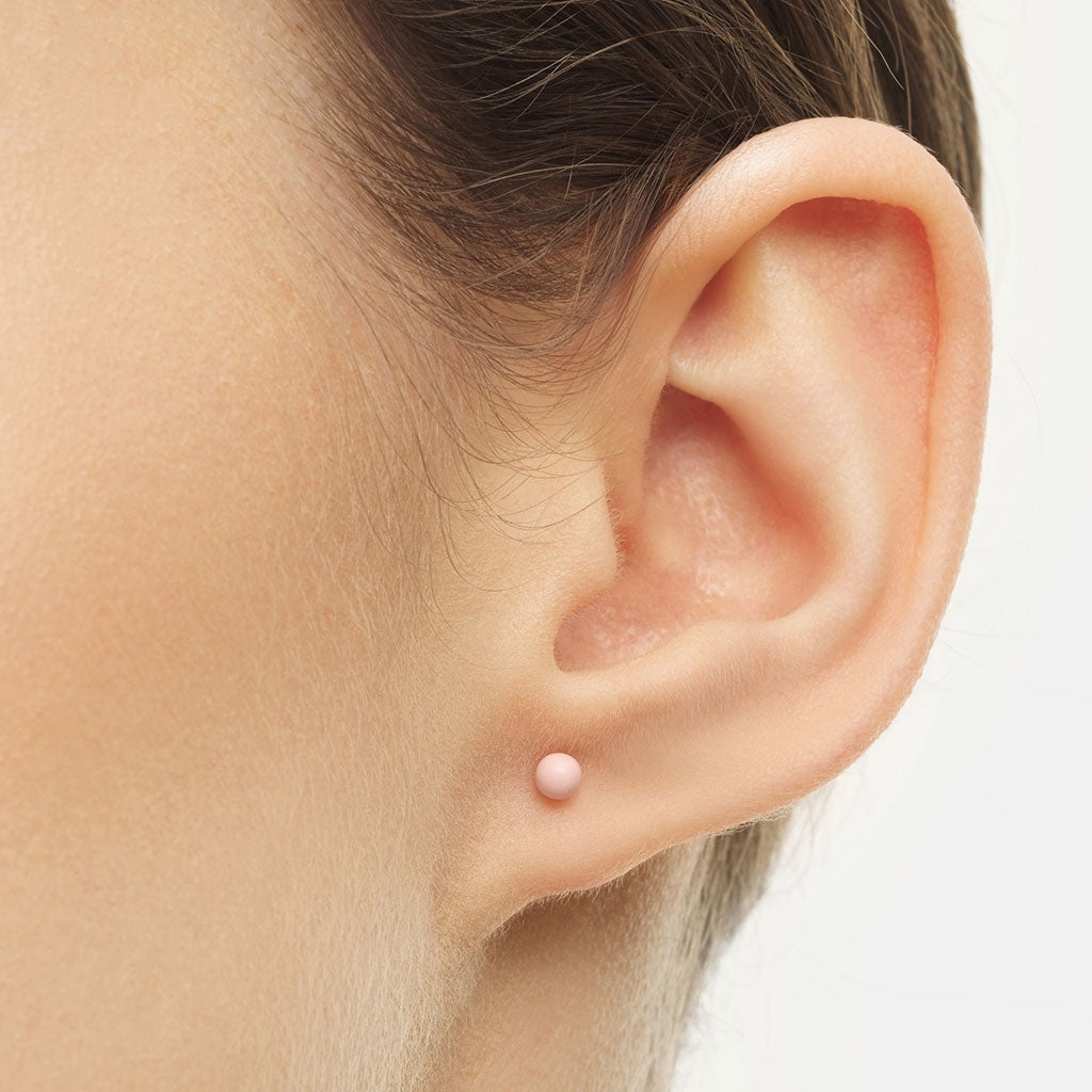 LULU Copenhagen Color Ball ørering 1 stk Ear stud, 1 pcs Dusty Peach
