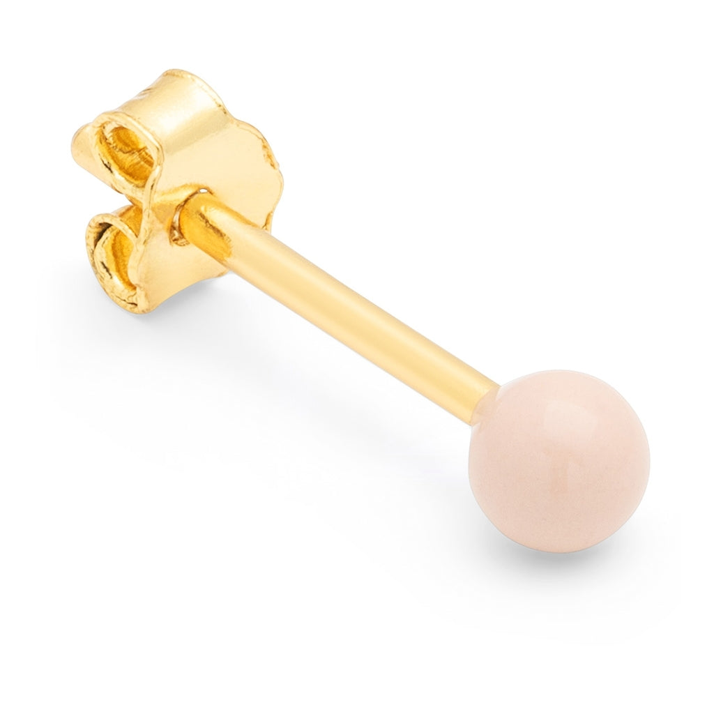 LULU Copenhagen Color Ball ørering 1 stk Ear stud, 1 pcs Dusty Peach