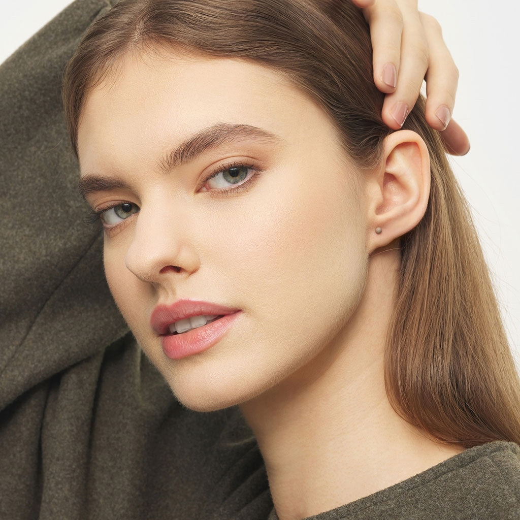 LULU Copenhagen Color Ball ørering 1 stk Ear stud, 1 pcs Mocha Mousse