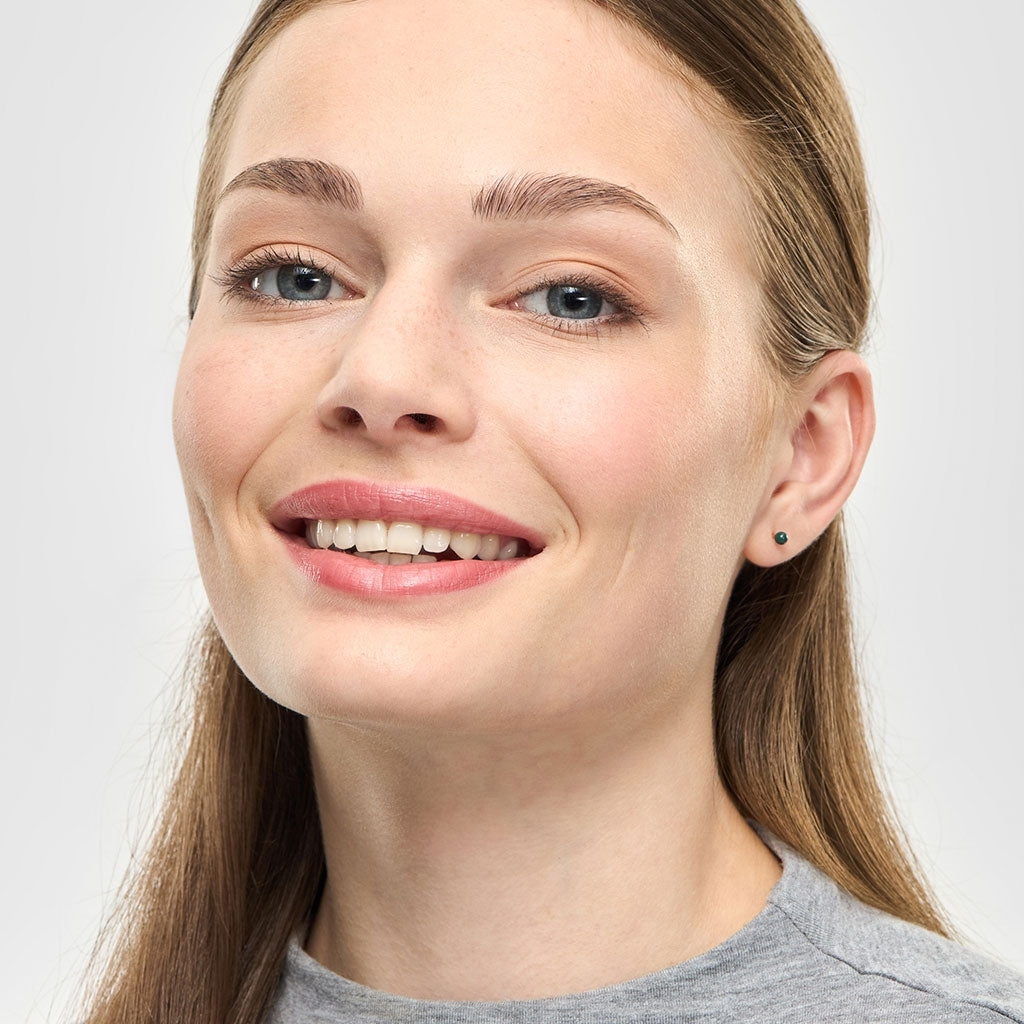 LULU Copenhagen Color Ball ørering 1 stk Ear stud, 1 pcs North Sea Green