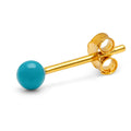 Color Ball ørering 1 stk - Retro Blue