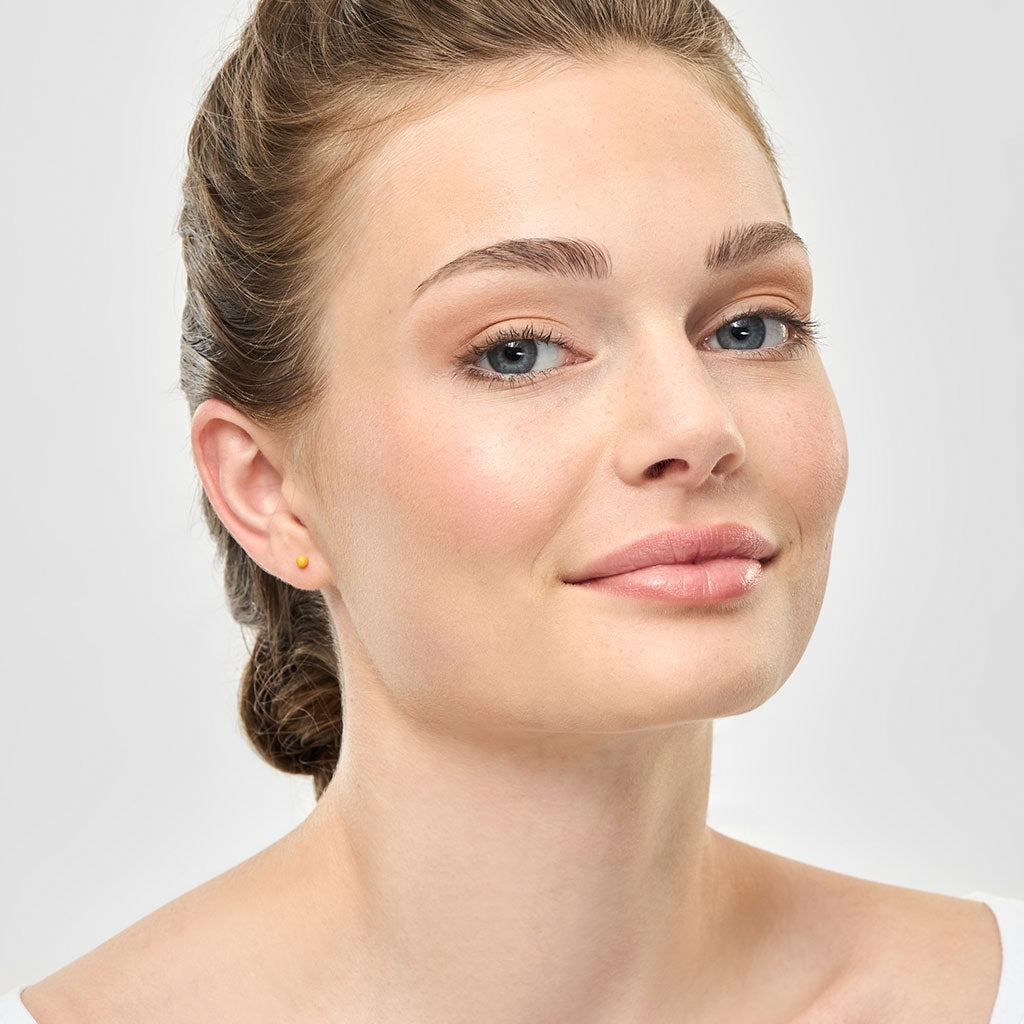 LULU Copenhagen Color Ball ørering 1 stk Ear stud, 1 pcs Sunflower
