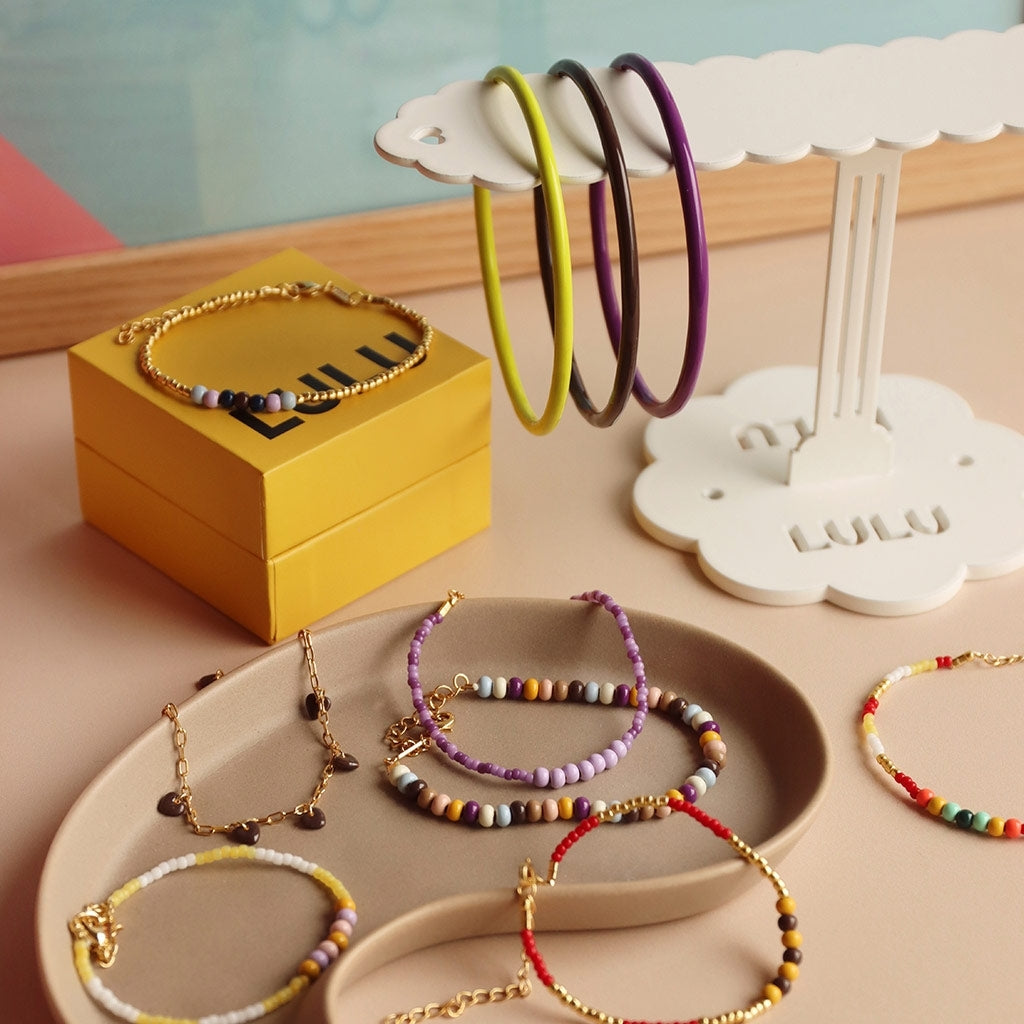 LULU Copenhagen Color Bangle Bracelets Purple Harvest