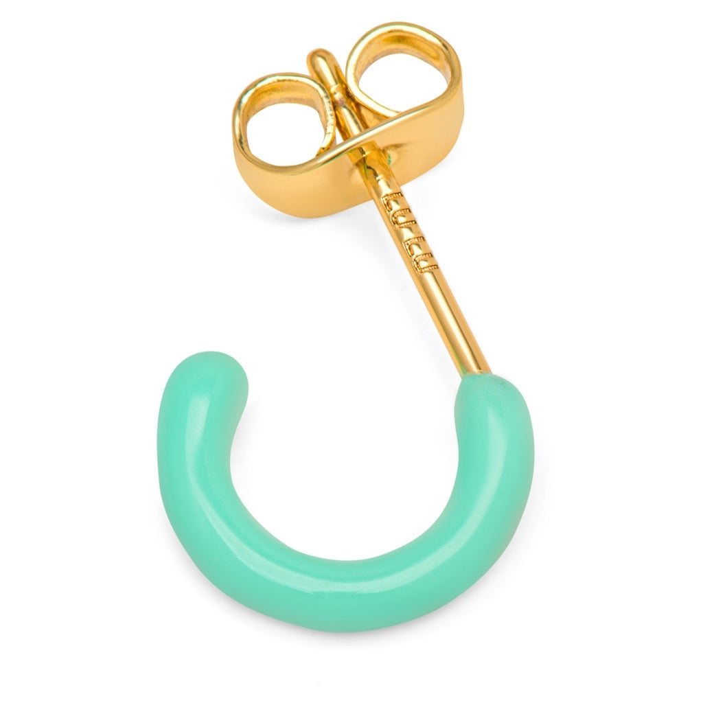 LULU Copenhagen Color Hoop 1 stk Hoops Mint