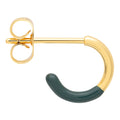Color Hoop Half Dip 1 stk forgyldt - North Sea Green