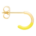 Color Hoop Half Dip 1 stk forgyldt - Wild Lime