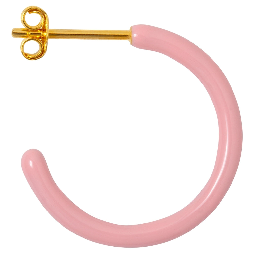 LULU Copenhagen Color Hoops Medium par Hoops Lyserød