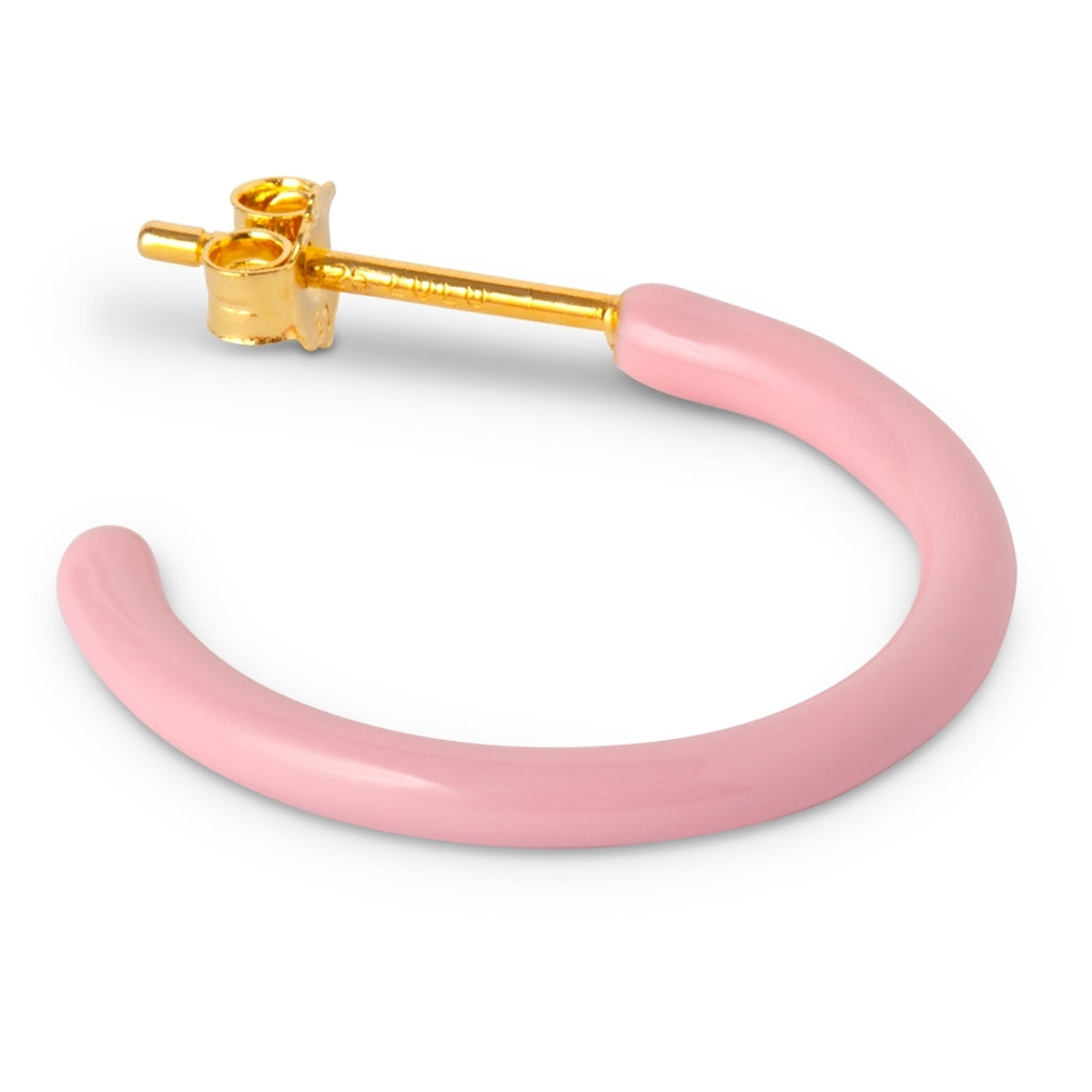 LULU Copenhagen Color Hoops Medium par Hoops Lyserød