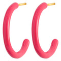 Color Hoops Medium par - Pink