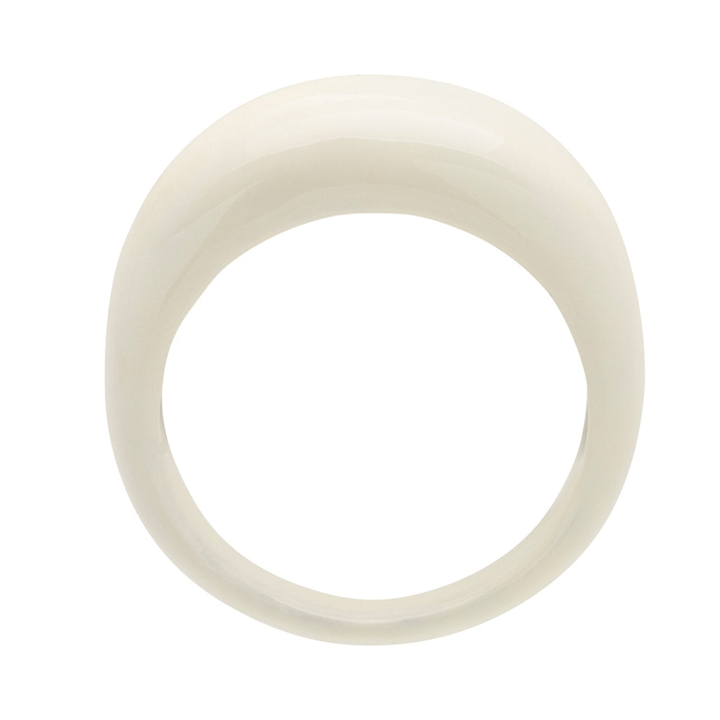 LULU Copenhagen Color Ring Chunky Rings Coconut Milk