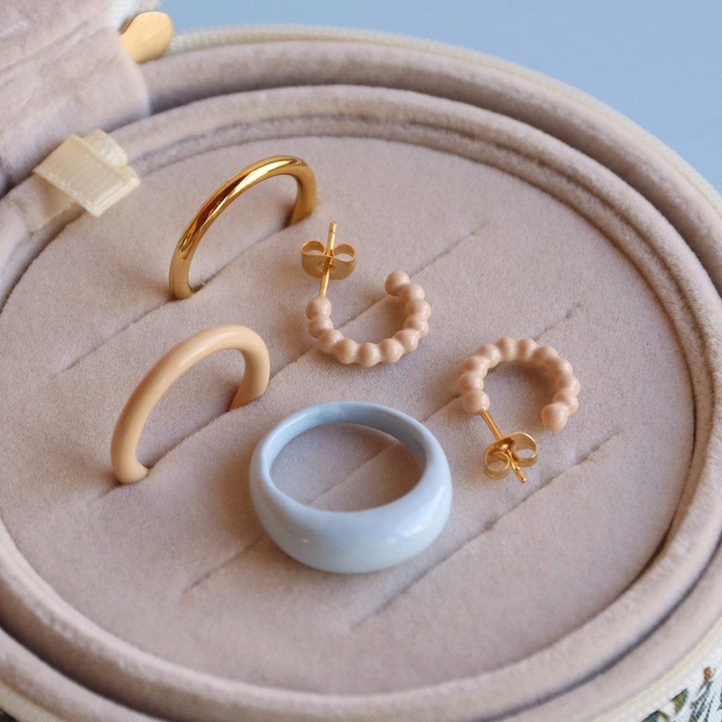 LULU Copenhagen Color Ring poleret Rings Forgyldt