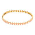 Confetti Bangle - Forgyldt - Burnt Coral